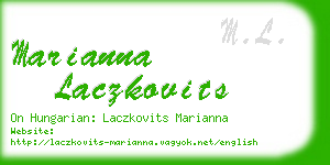 marianna laczkovits business card